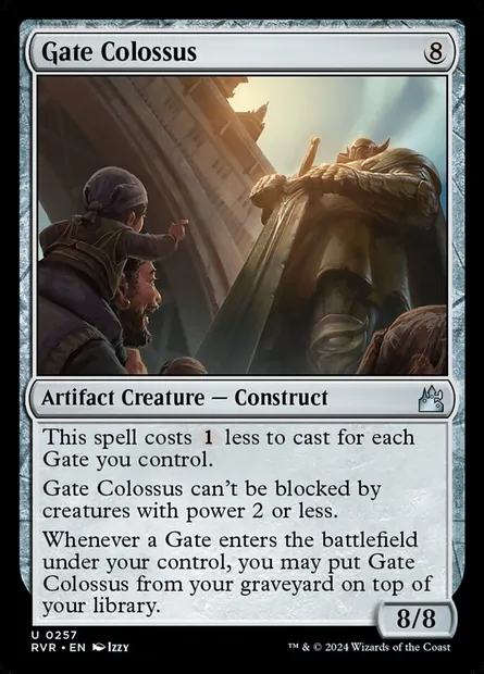 Gate Colossus, Magic card RVR 257 — Ravnica Remastered set