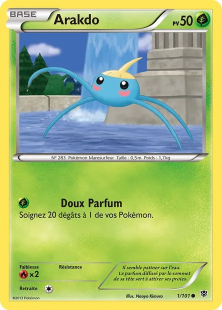 Arakdo, carte Pokémon PLB 1 — extension Explosion Plasma