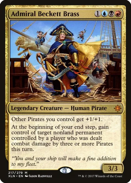 Admiral Beckett Brass, Magic card XLN 217 — Ixalan set