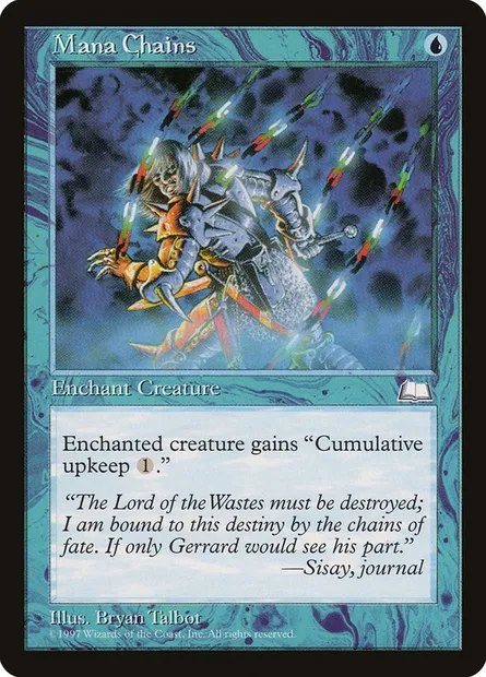 Chaînes de mana, carte Magic WTH 41 — extension Aquilon