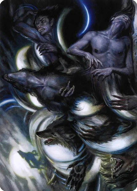 Lunar Rejection // Lunar Rejection, Magic card AVOW 23 — Crimson Vow Art Series set