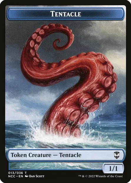 Tentacle, carte Magic TNCC 13 — extension New Capenna Commander Tokens