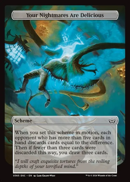 Your Nightmares Are Delicious, Magic card DSC 365 — Duskmourn: House of Horror Commander set
