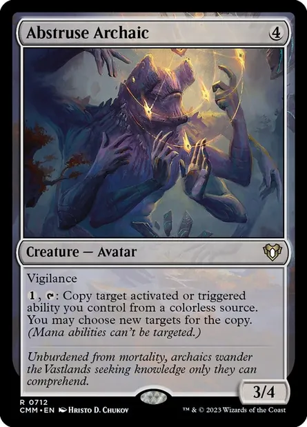 Abstruse Archaic, Magic card CMM 712 — Commander Masters set