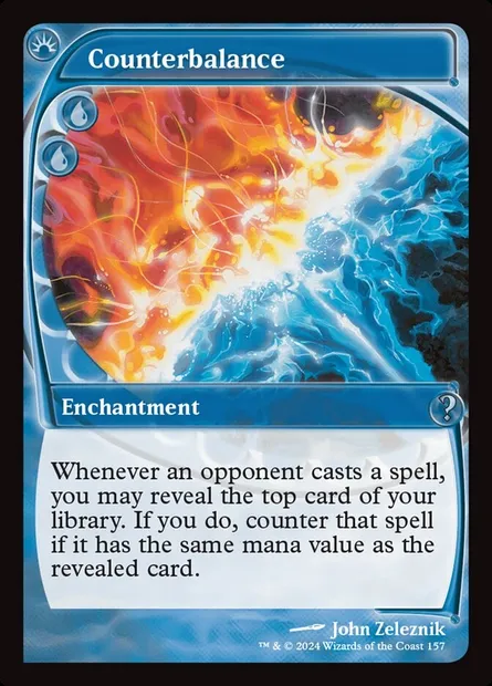 Contrepoids, carte Magic MB2 157 — extension Mystery Booster 2