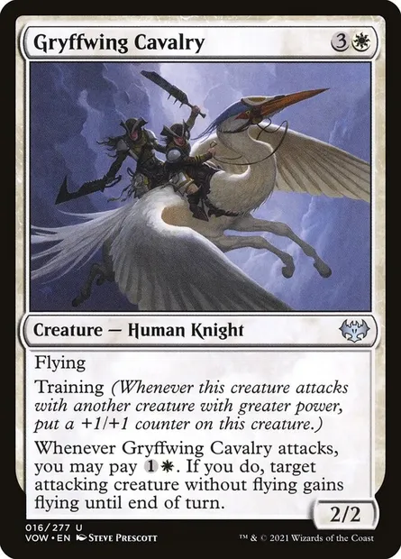 Gryffwing Cavalry, Magic card VOW 16 — Innistrad: Crimson Vow set