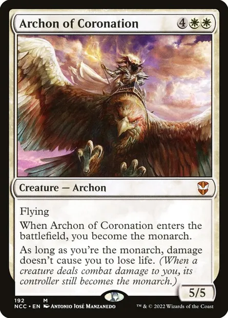 Archon of Coronation, Magic card NCC 192 — New Capenna Commander set