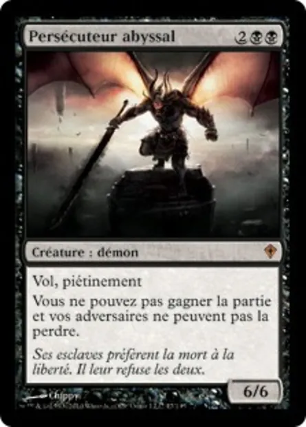Persécuteur abyssal, carte Magic WWK 47 — extension Worldwake