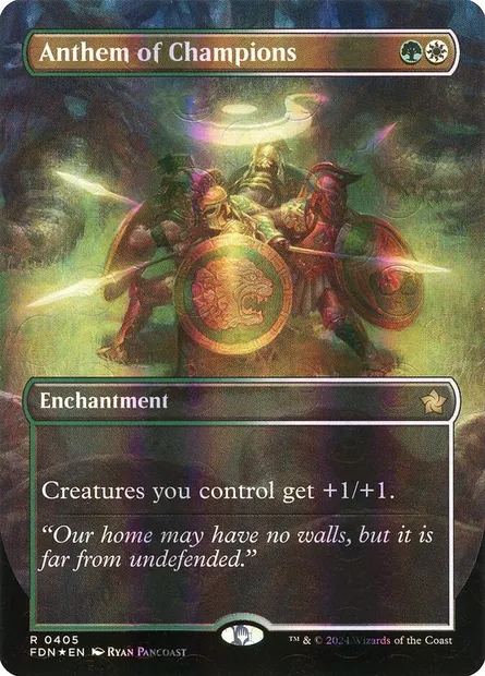 Antienne des champions, carte Magic FDN 405 — extension Foundations