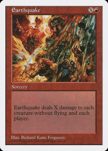 Earthquake, Magic card 5ED 223 — Fifth Edition set