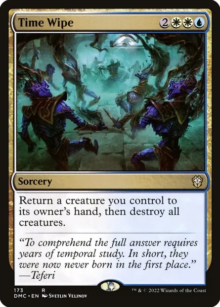 Time Wipe, Magic card DMC 173 — Dominaria United Commander set