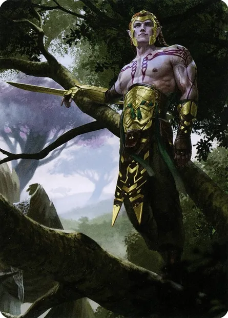 Tyvar Kell // Tyvar Kell, Magic card AKHM 53 — Kaldheim Art Series set