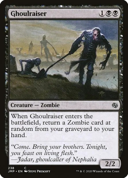 Ghoulraiser, Magic card JMP 238 — Jumpstart set
