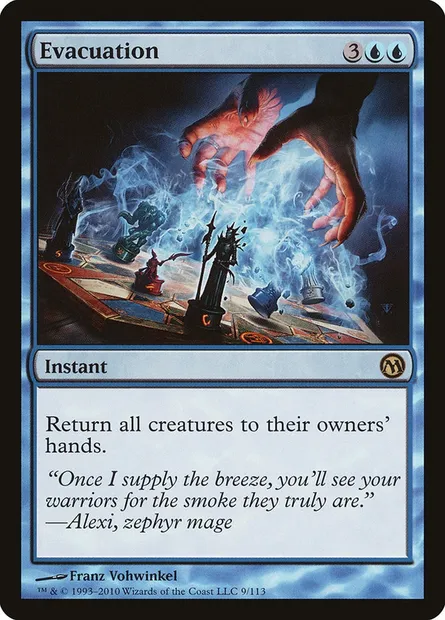 Evacuation, Magic card DPA 9 — Duels of the Planeswalkers set