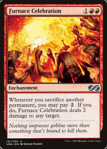 Célébration du fourneau, carte Magic UMA 131 — extension Ultimate Masters