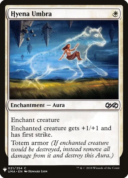 Ombre de hyène, carte Magic PLST UMA-21 — extension The List