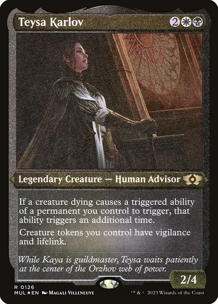 Teysa Karlov, carte Magic MUL 126 — extension Multiverse Legends