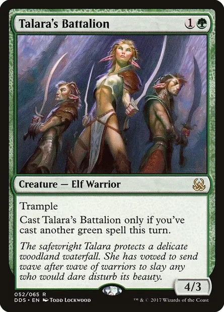 Talara's Battalion, Magic card DDS 52 — Duel Decks: Mind vs. Might set