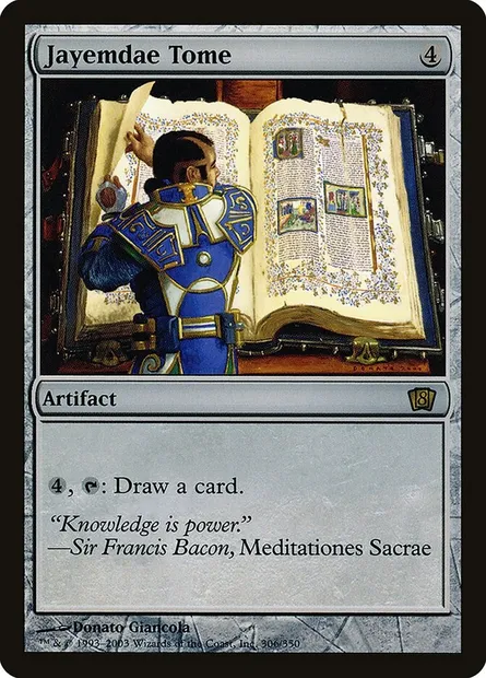 Jayemdae Tome, Magic card 8ED 306★ — Eighth Edition set
