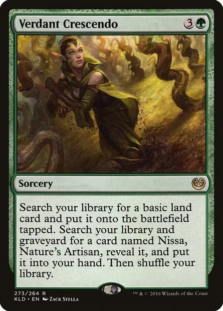 Verdant Crescendo, Magic card KLD 273 — Kaladesh set
