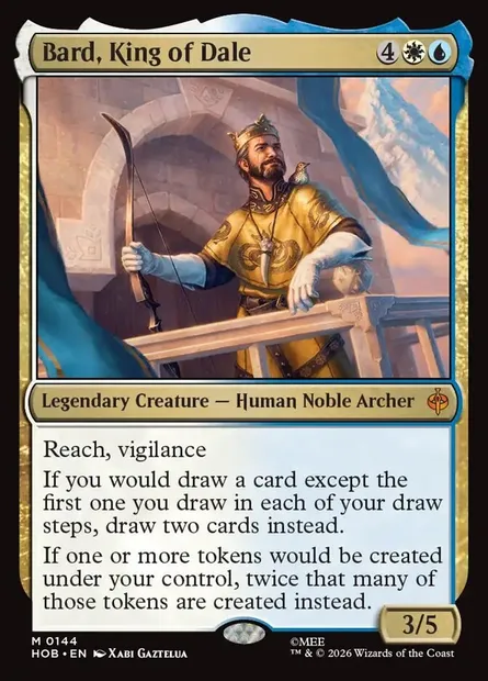 Bard, King of Dale, Magic card HOB 144 — The Hobbit set
