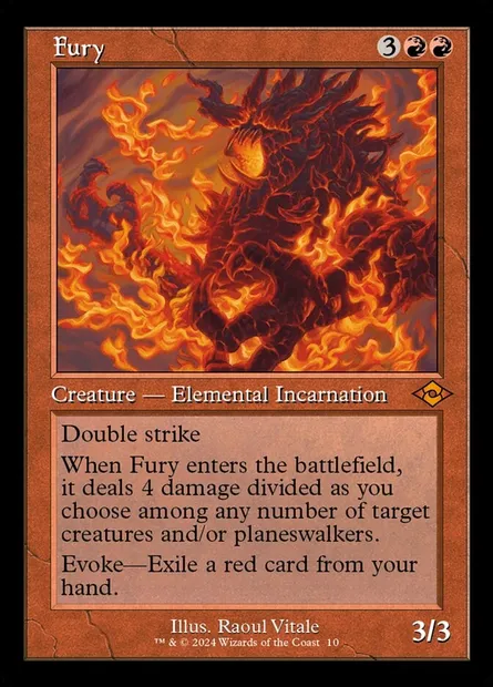 Fureur, carte Magic H2R 10 — extension Modern Horizons 2 Timeshifts