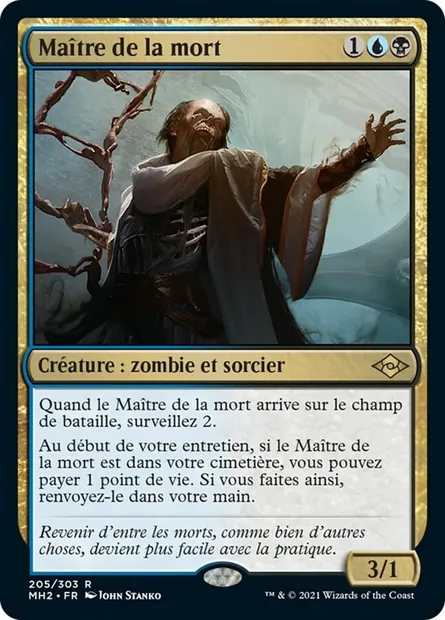 Maître de la mort, carte Magic MH2 205 — extension Horizons du Modern 2