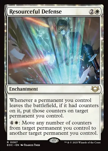 Resourceful Defense, Magic card EOC 67 — Edge of Eternities Commander set