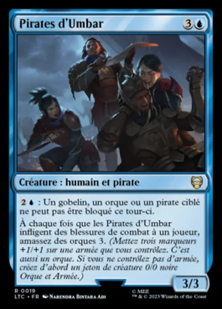 Pirates d'Umbar, carte Magic LTC 19 — extension Tales of Middle-earth Commander