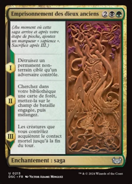 Emprisonnement des dieux anciens, carte Magic DSC 213 — extension Duskmourn: House of Horror Commander