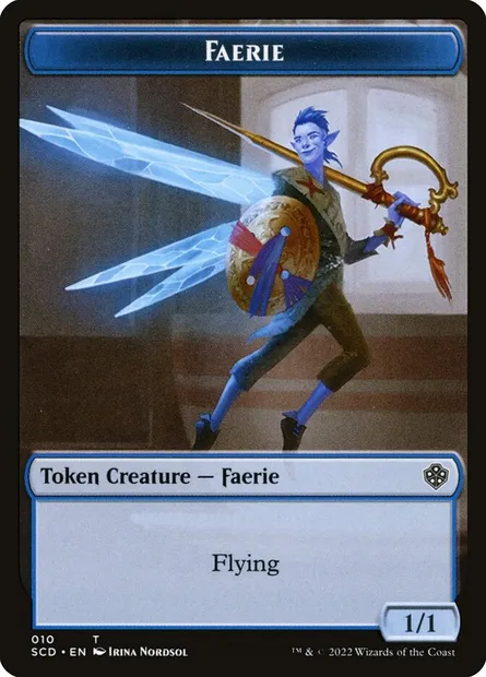 Faerie, Magic card TSCD 10 — Starter Commander Deck Tokens set