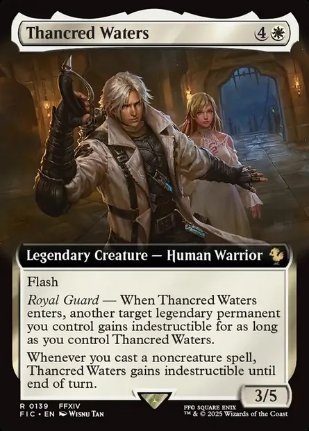 Thancred Waters, Magic card FIC 139 — Final Fantasy Commander set