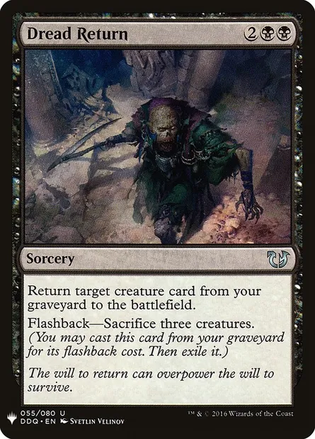 Dread Return, Magic card PLST DDQ-55 — The List set