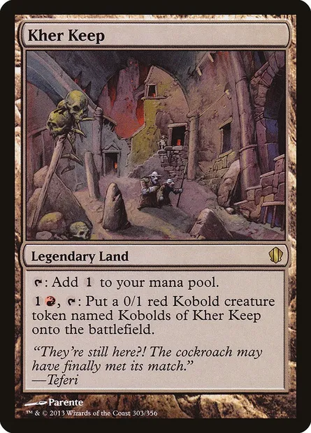 Kher Keep, Magic card C13 303 — Commander 2013 set