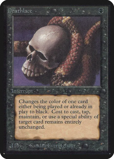 Deathlace, Magic card LEA 101 — Limited Edition Alpha set