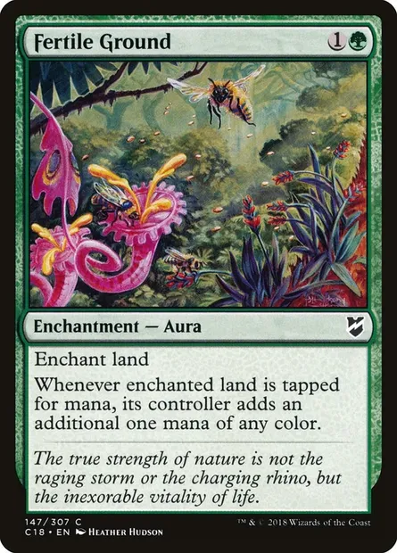 Fertile Ground, Magic card C18 147 — Commander 2018 set
