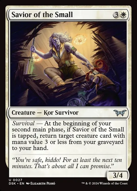 Savior of the Small, Magic card DSK 27 — Duskmourn: House of Horror set