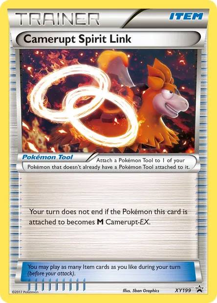 Camerupt Spirit Link, Pokémon card XY 199 — XY Black Star Promos set