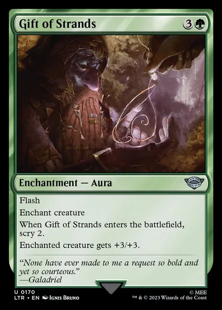 Gift of Strands, Magic card LTR 170 — The Lord of the Rings: Tales of Middle-earth set