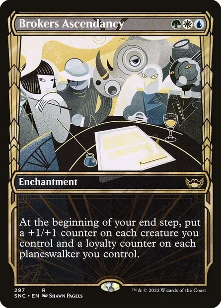 Brokers Ascendancy, Magic card SNC 297 — Streets of New Capenna set