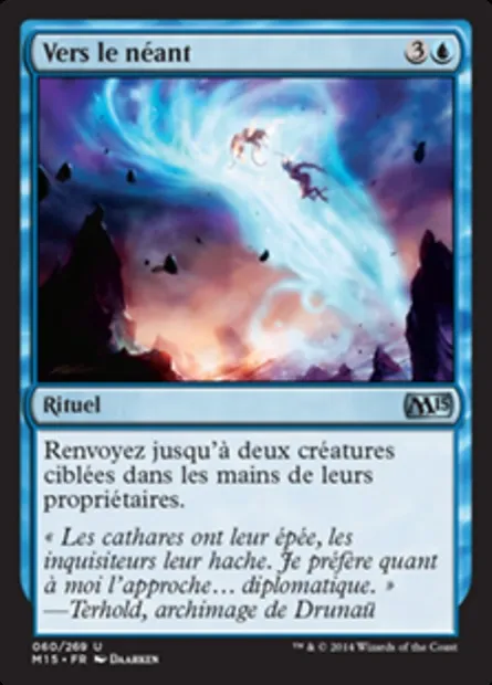 Vers le néant, carte Magic M15 60 — extension Magic 2015