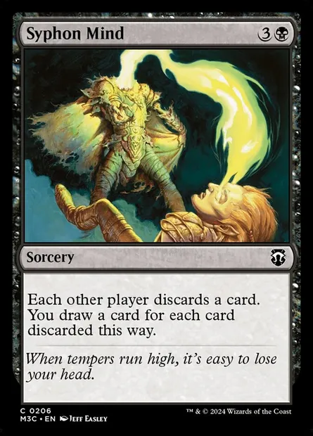 Syphon Mind, Magic card M3C 206 — Modern Horizons 3 Commander set