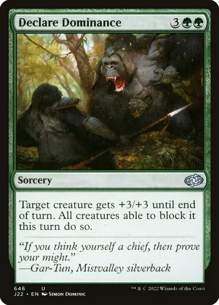 Declare Dominance, Magic card J22 646 — Jumpstart 2022 set