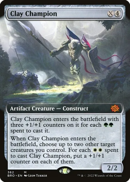 Clay Champion, Magic card BRO 362 — The Brothers' War set