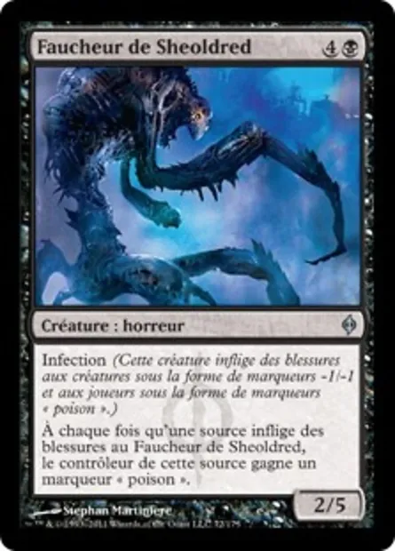 Faucheur de Sheoldred, carte Magic NPH 72 — extension La Nouvelle Phyrexia