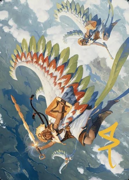 Resplendent Angel // Resplendent Angel, carte Magic ALCI 5 — extension The Lost Caverns of Ixalan Art Series