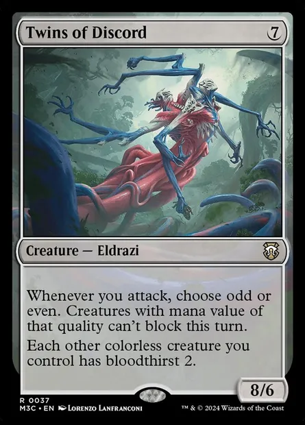 Twins of Discord, Magic card M3C 37 — Modern Horizons 3 Commander set