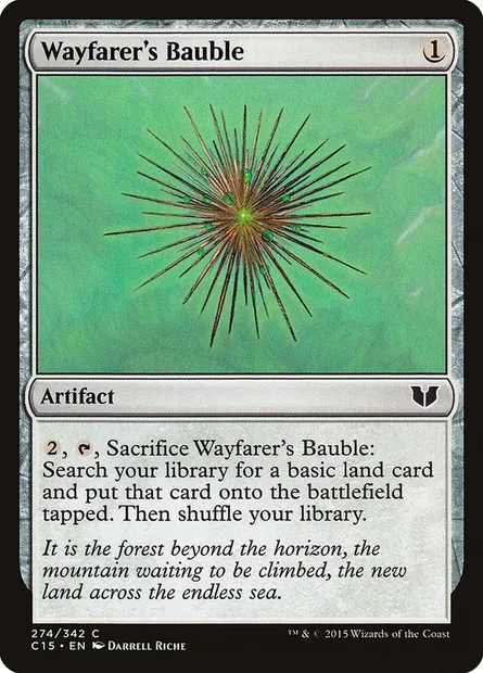 Wayfarer's Bauble, Magic card C15 274 — Commander 2015 set