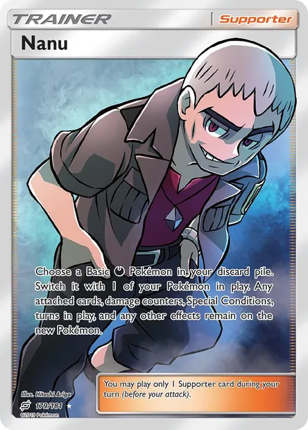 Nanu, Pokémon card TEU 179 — Team Up set