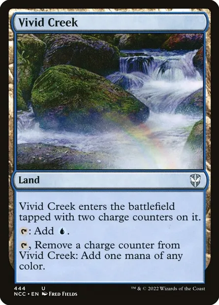 Vivid Creek, Magic card NCC 444 — New Capenna Commander set